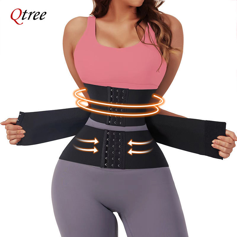 Qtree Upgraded Waist Trainer S - Shapewear Bodysuit Firm ulasan dan harga