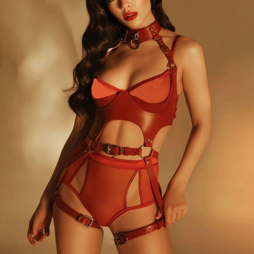 Women Fashion Harness Waist Be - Garter Belt Set ulasan dan harga