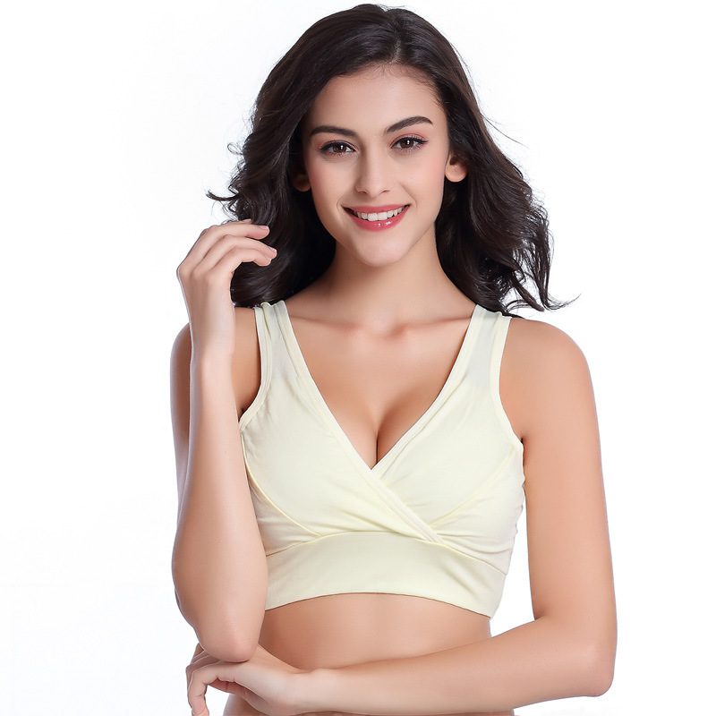Maternity Plain Color Tank Wir - Nursing Bra Sleep ulasan dan harga