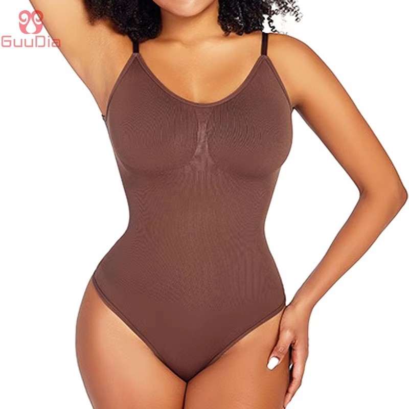 GUUDIA Spandex Bodysuit Thong  - Shapewear Bodysuit Firm ulasan dan harga