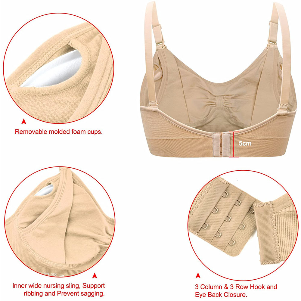 Womens Maternity  Nursing Bra  - Nursing Bra Sleep ulasan dan harga
