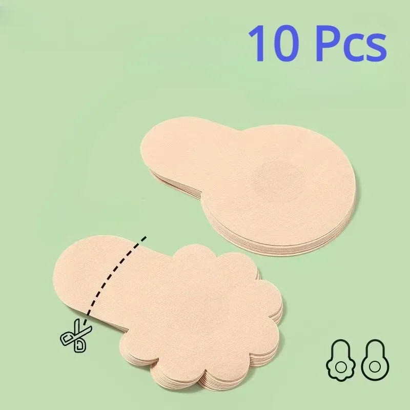 10pcs Women's Invisible Breast - Silicone Bra Adhesive ulasan dan harga