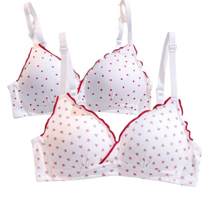 Cute Sweet Wireless Bra Set,Co - Bralette Wireless Soft ulasan dan harga