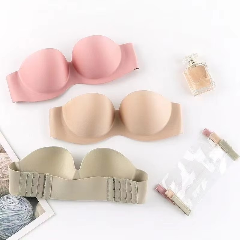 Women's Sexy Strapless Push-Up - Strapless Bra Backless ulasan dan harga
