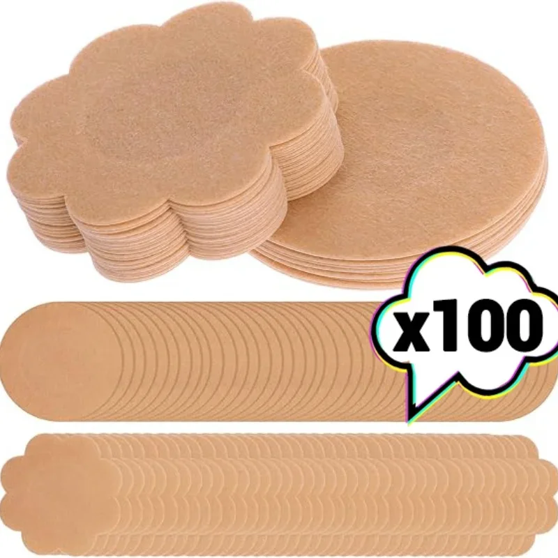10/100pcs Women Nipple Cover S - Silicone Bra Adhesive ulasan dan harga