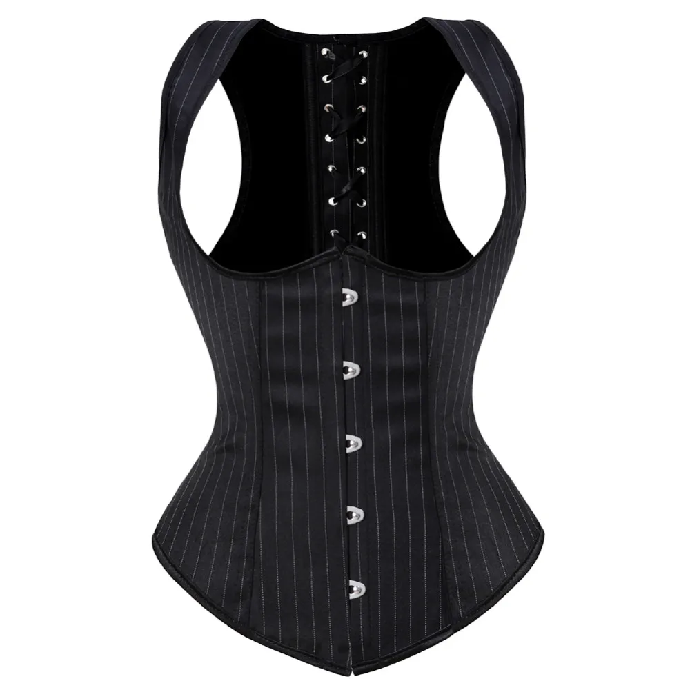 Women's Gothic Jacquard Underb - Corset Waist Cinch ulasan dan harga